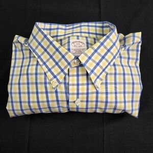 Brooks Brothers Shirt Mens 2XL Multicolor Long Sleeve Button Down Traditional